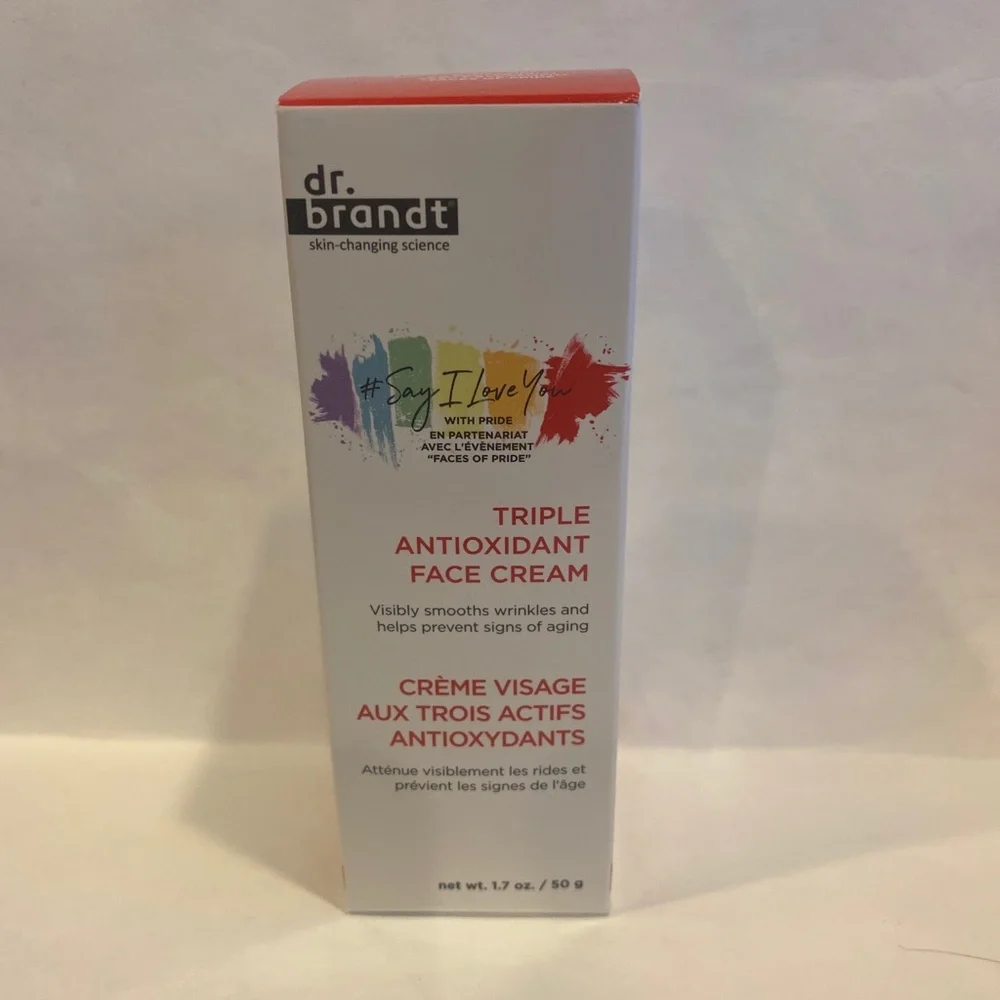 DR. BRANDT Triple Antioxidant Face Cream 1.7oz $64 NIB